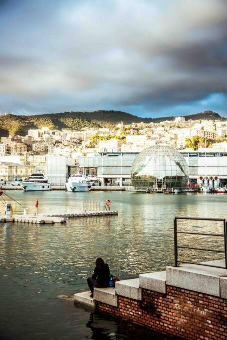 La Finestra Sul Cielo Del Porto Antico Di Genova Daire Dış mekan fotoğraf